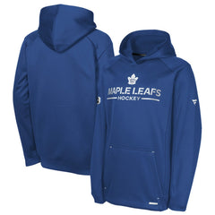 Toronto Maple Leafs Fanatics Youth Authentic Pro Rink Raglan Hoodie - Blue | US 202634966