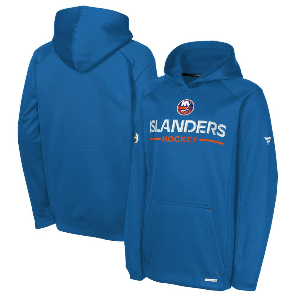 New York Islanders Fanatics Youth Authentic Pro Rink Raglan Hoodie - Royal | US 202634968