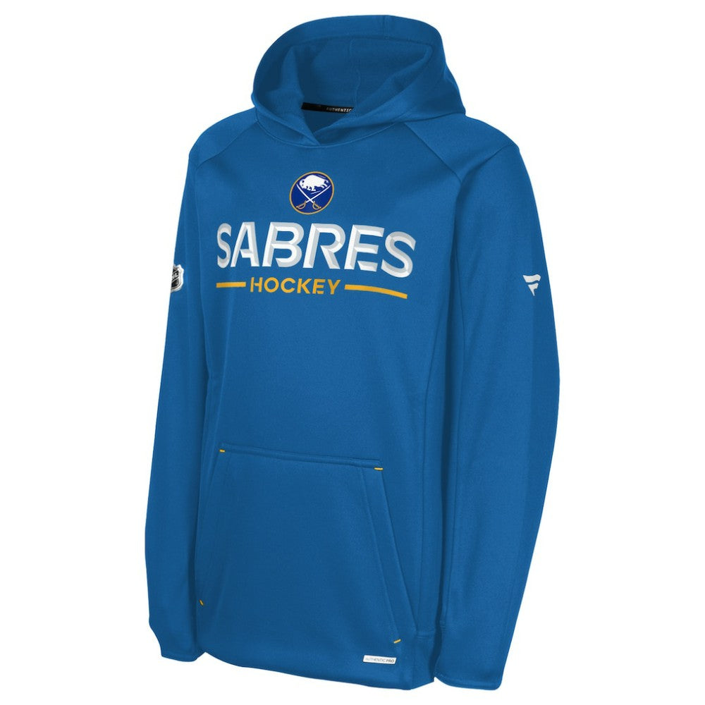 Buffalo Sabres Fanatics Youth Authentic Pro Rink Raglan Hoodie - Royal | US 202634975