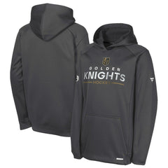 Vegas Golden Knights Fanatics Youth Authentic Pro Rink Raglan Hoodie - Gray | US 202634992