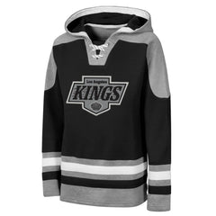 Los Angeles Kings Outerstuff Youth Ageless Must Have Home V-Neck Hoodie - Black | US 202635035
