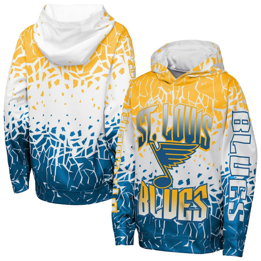 St. Louis Blues Outerstuff Youth Frozen Frenzy Hoodie - Gold | US 202635072