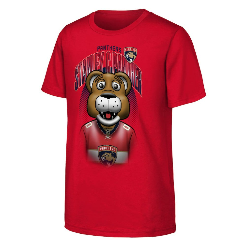 Florida Panthers Outerstuff Youth Mascot Highlight T-Shirt - Red | US 202635080