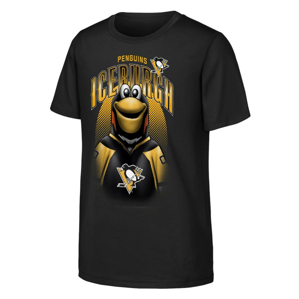 Pittsburgh Penguins Outerstuff Youth Mascot Highlight T-Shirt - Black | US 202635081