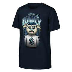 Seattle Kraken Outerstuff Youth Mascot Highlight T-Shirt - Navy | US 202635087