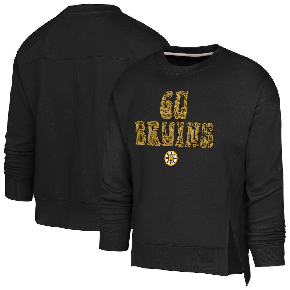 Boston Bruins Outerstuff Girls Youth Game Love Sweatshirt - Black | US 202635100
