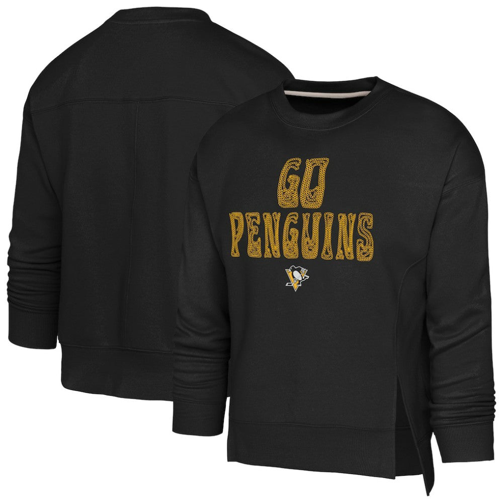 Pittsburgh Penguins Outerstuff Girls Youth Game Love Sweatshirt - Black | US 202635103