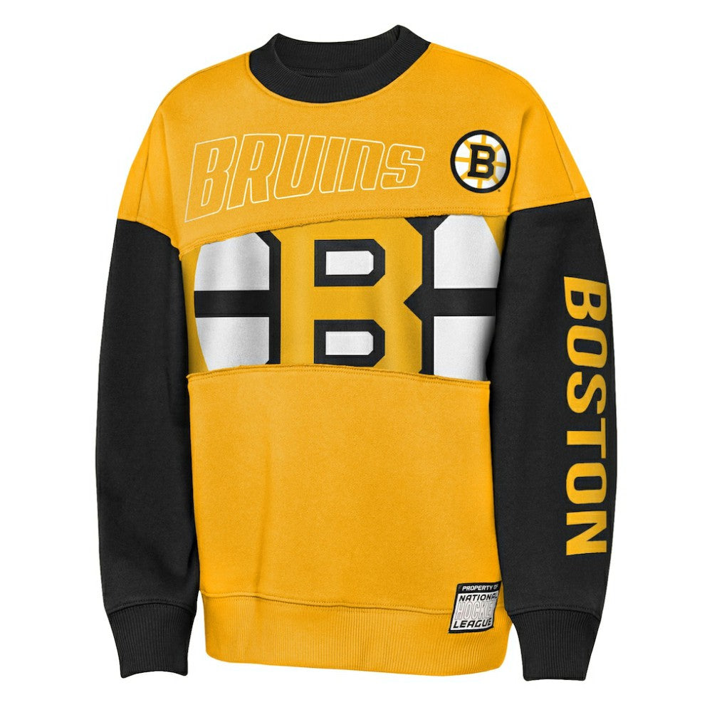 Boston Bruins Outerstuff Youth Impact Player Sweatshirt - Gold/Black | US 202635173