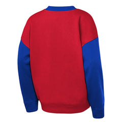 New York Rangers Outerstuff Youth Impact Player Sweatshirt - Red/Blue | US 202635174