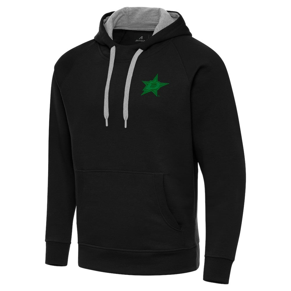 Dallas Stars Antigua St. Patrick's Day Victory Pullover Hoodie - Black | US 202635190