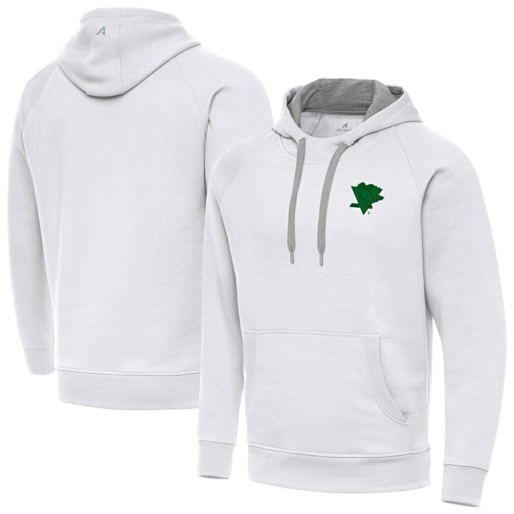 Pittsburgh Penguins Antigua St. Patrick's Day Victory Pullover Hoodie - White | US 202635208