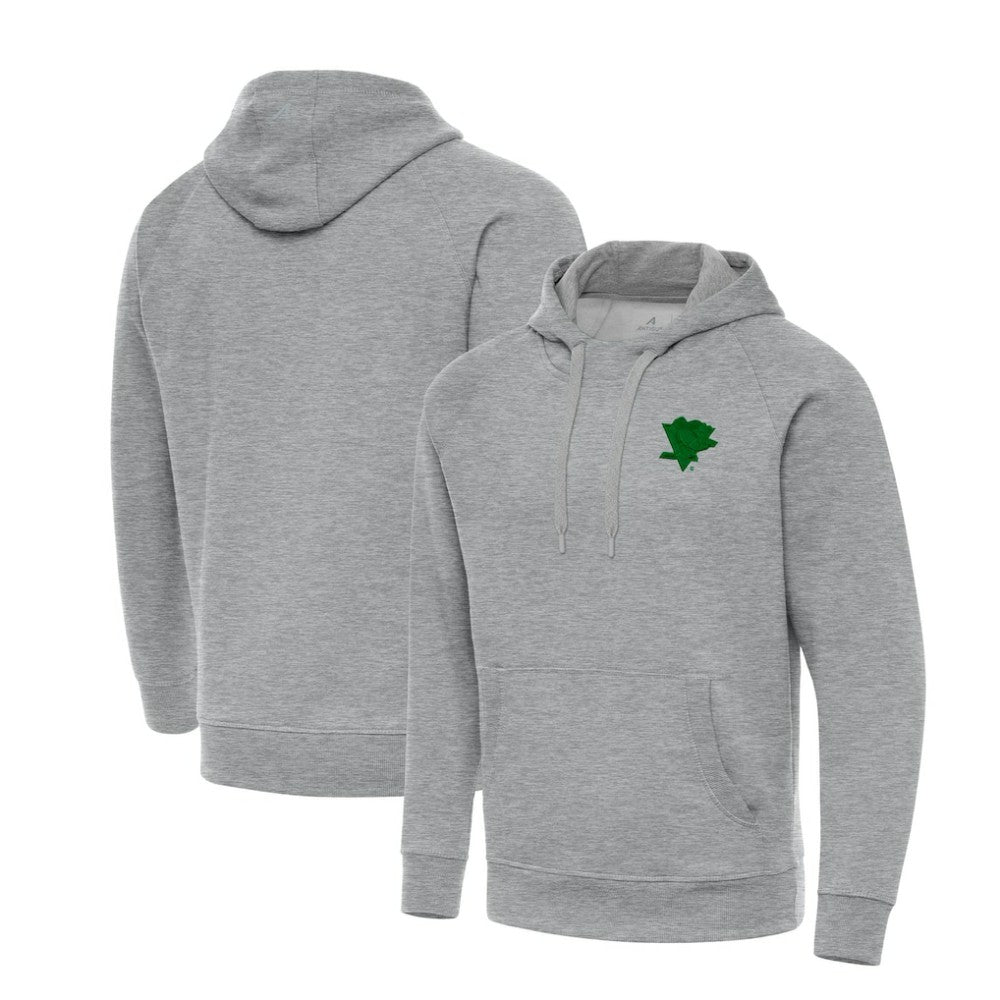 Pittsburgh Penguins Antigua St. Patrick's Day Victory Pullover Hoodie - Heather Gray | US 202635211