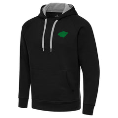 Minnesota Wild Antigua St. Patrick's Day Victory Pullover Hoodie - Black | US 202635214