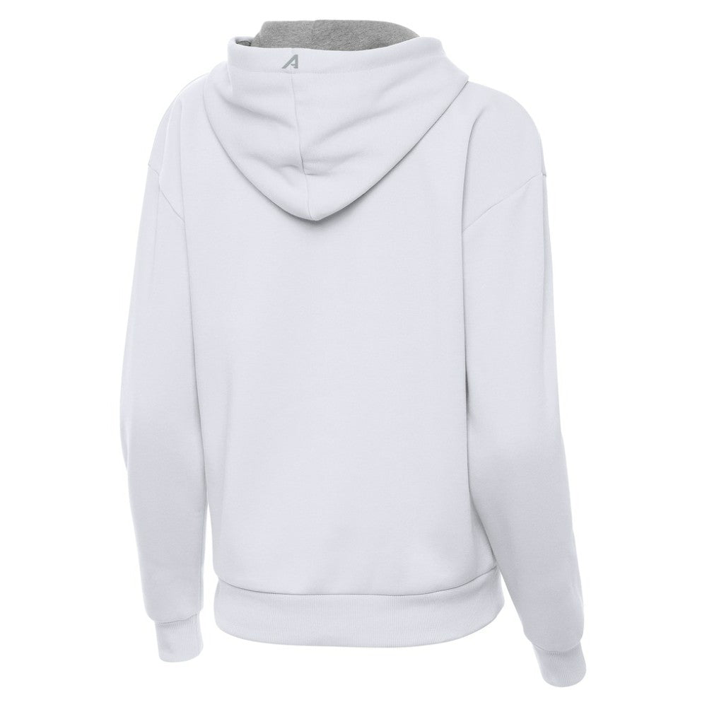 Pittsburgh Penguins Antigua Women's St. Patrick's Day Victory Pullover Hoodie - White | US 202635233