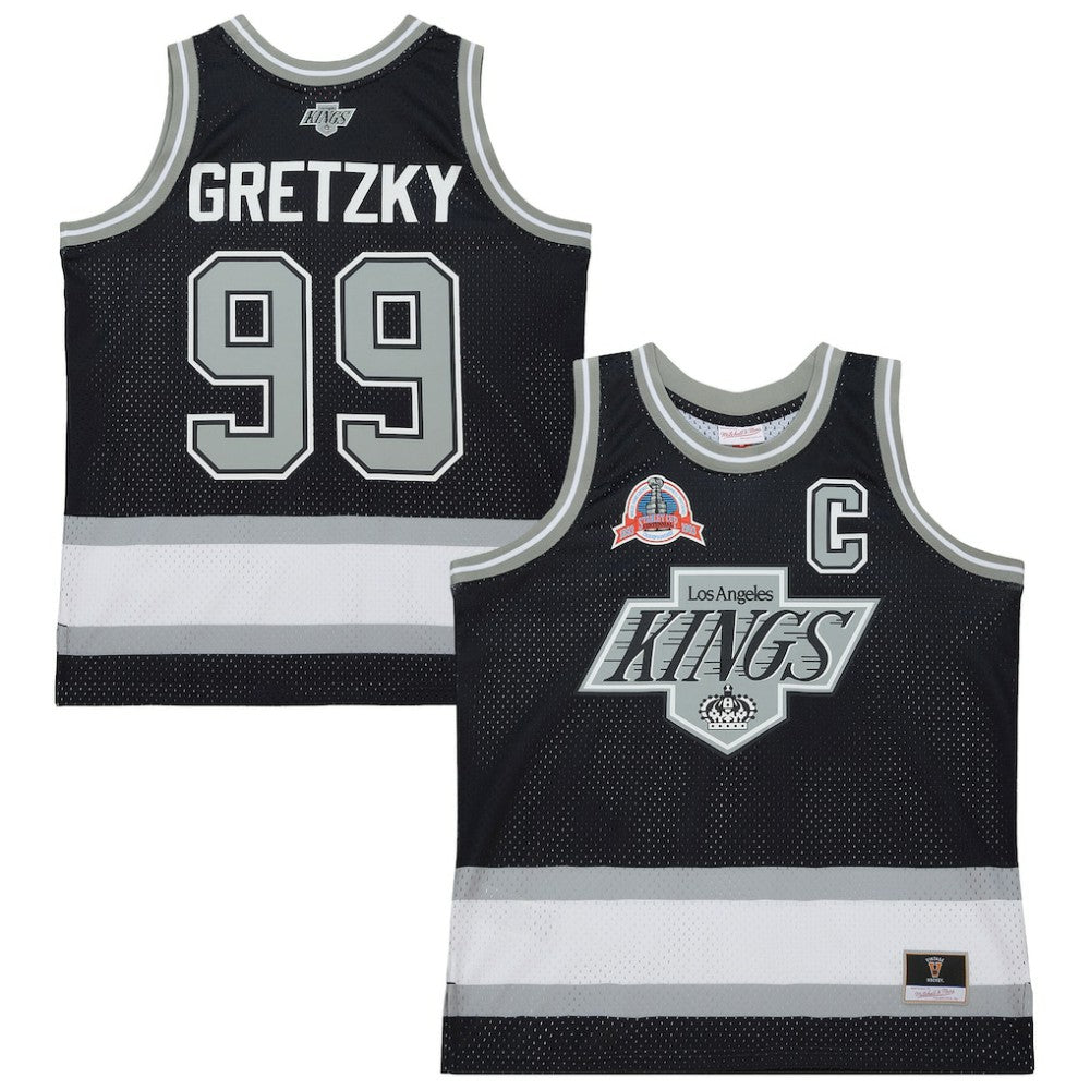 Wayne Gretzky Los Angeles Kings Mitchell & Ness Unisex Maxxed Out Fashion Basketball Jersey - Black | US 202635610
