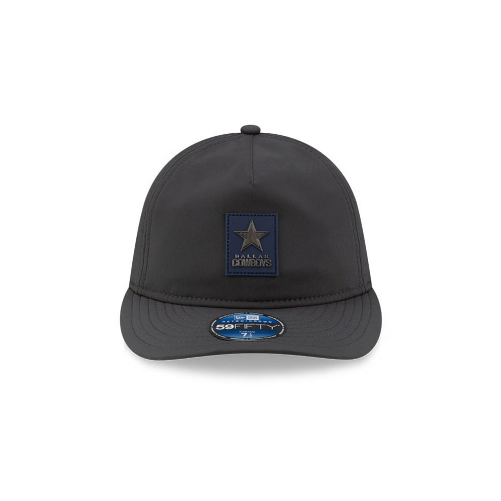 Dallas Cowboys New Era 2025 Sideline Cold Weather Retro Crown 59FIFTY Fitted Hat - Charcoal Hats
