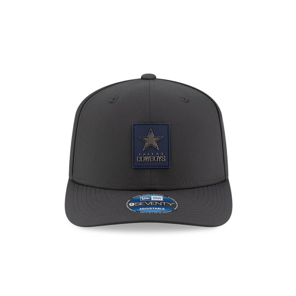 Dallas Cowboys New Era 2025 Sideline Cold Weather 9SEVENTY Adjustable Hat - Charcoal Hats