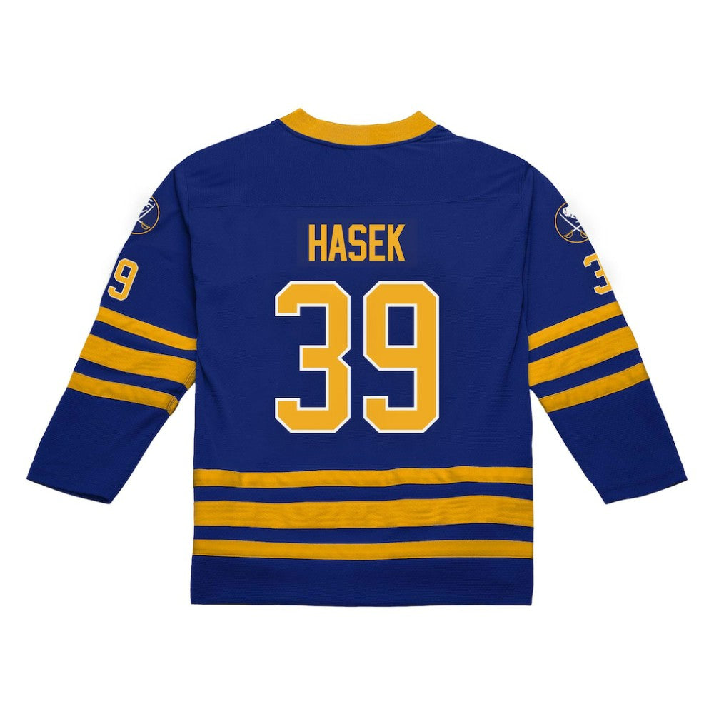 Dominik Hasek Buffalo Sabres Mitchell & Ness 1995-96 Power Play Jersey - Royal | US 202640351