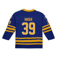 Dominik Hasek Buffalo Sabres Mitchell & Ness 1995-96 Power Play Jersey - Royal | US 202640351