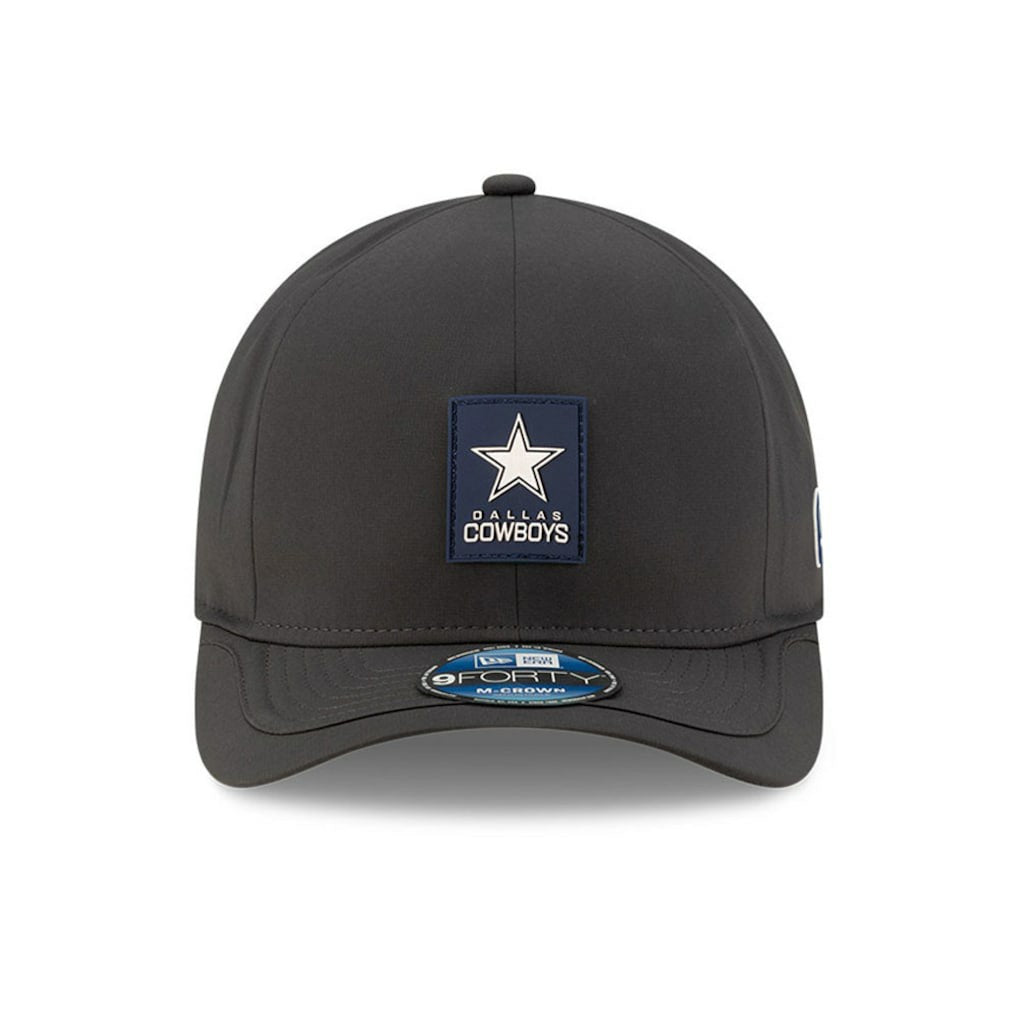 Dallas Cowboys New Era 2025 Sideline Cold Weather 9FORTY M-Crown Adjustable Hat - Charcoal Hats