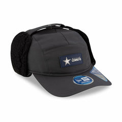 Dallas Cowboys New Era 2025 Sideline Cold Weather Runner Dog Ear Adjustable Hat - Charcoal Hats