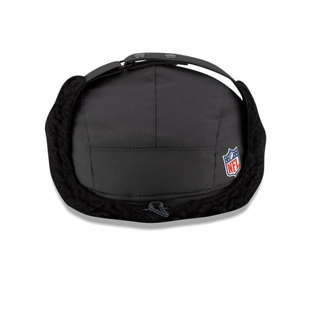 Dallas Cowboys New Era 2025 Sideline Cold Weather Runner Dog Ear Adjustable Hat - Charcoal Hats