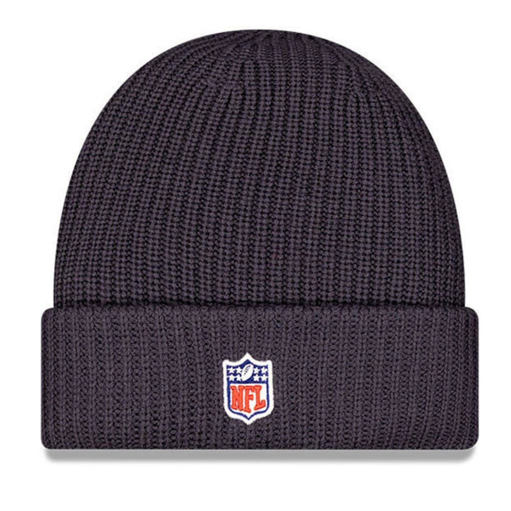 Dallas Cowboys New Era 2025 Sideline Cold Weather Cuffed Knit Hat - Charcoal Hats