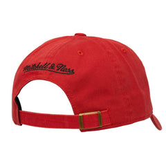 Chicago Bulls Women's Micro Lefty Adjustable Hat Red - Mitchell & Ness