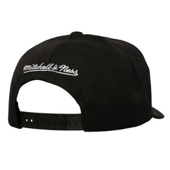 Washington Capitals Mitchell & Ness Busted Logo Wordmark Wrap-Around Pro Pinch Adjustable Hat - Black | US 202641035