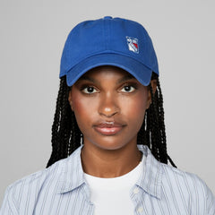 New York Rangers Mitchell & Ness Women's Micro Lefty Adjustable Hat - Blue | US 202641049