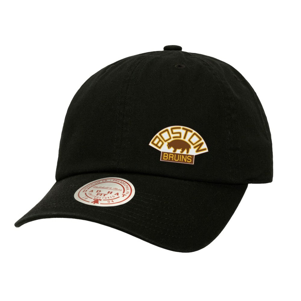 Boston Bruins Mitchell & Ness Women's Micro Lefty Adjustable Hat - Black | US 202641050