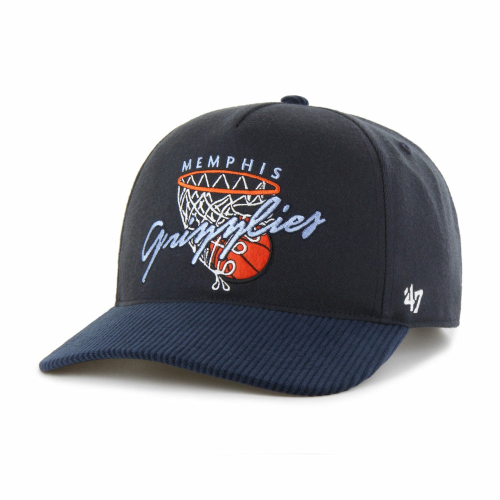 Memphis Grizzlies '47 Nothing But Net Hitch Adjustable Hat Navy - 47 brand