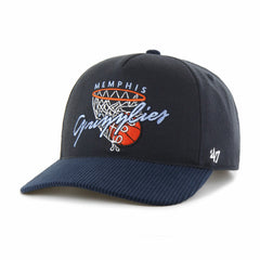Memphis Grizzlies '47 Nothing But Net Hitch Adjustable Hat Navy - 47 brand
