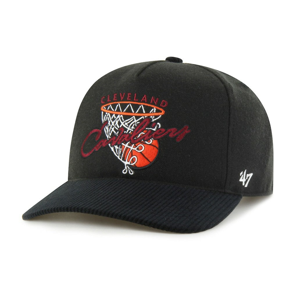 Cleveland Cavaliers '47 Nothing But Net Hitch Adjustable Hat Black - 47 brand