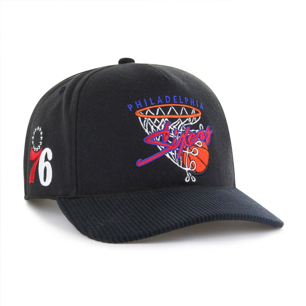 Philadelphia 76ers '47 Nothing But Net Hitch Adjustable Hat Black - 47 brand