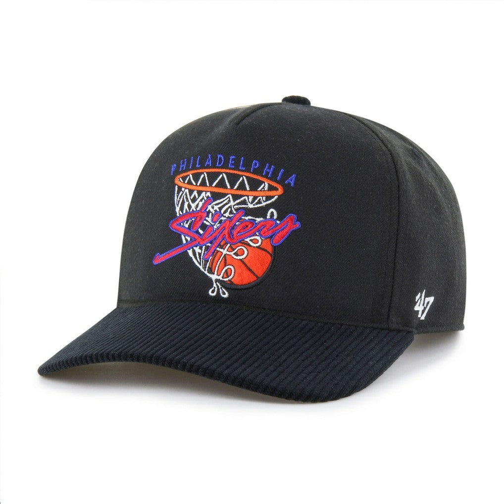 Philadelphia 76ers '47 Nothing But Net Hitch Adjustable Hat Black - 47 brand