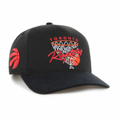 Toronto Raptors '47 Nothing But Net Hitch Adjustable Hat Black - 47 brand