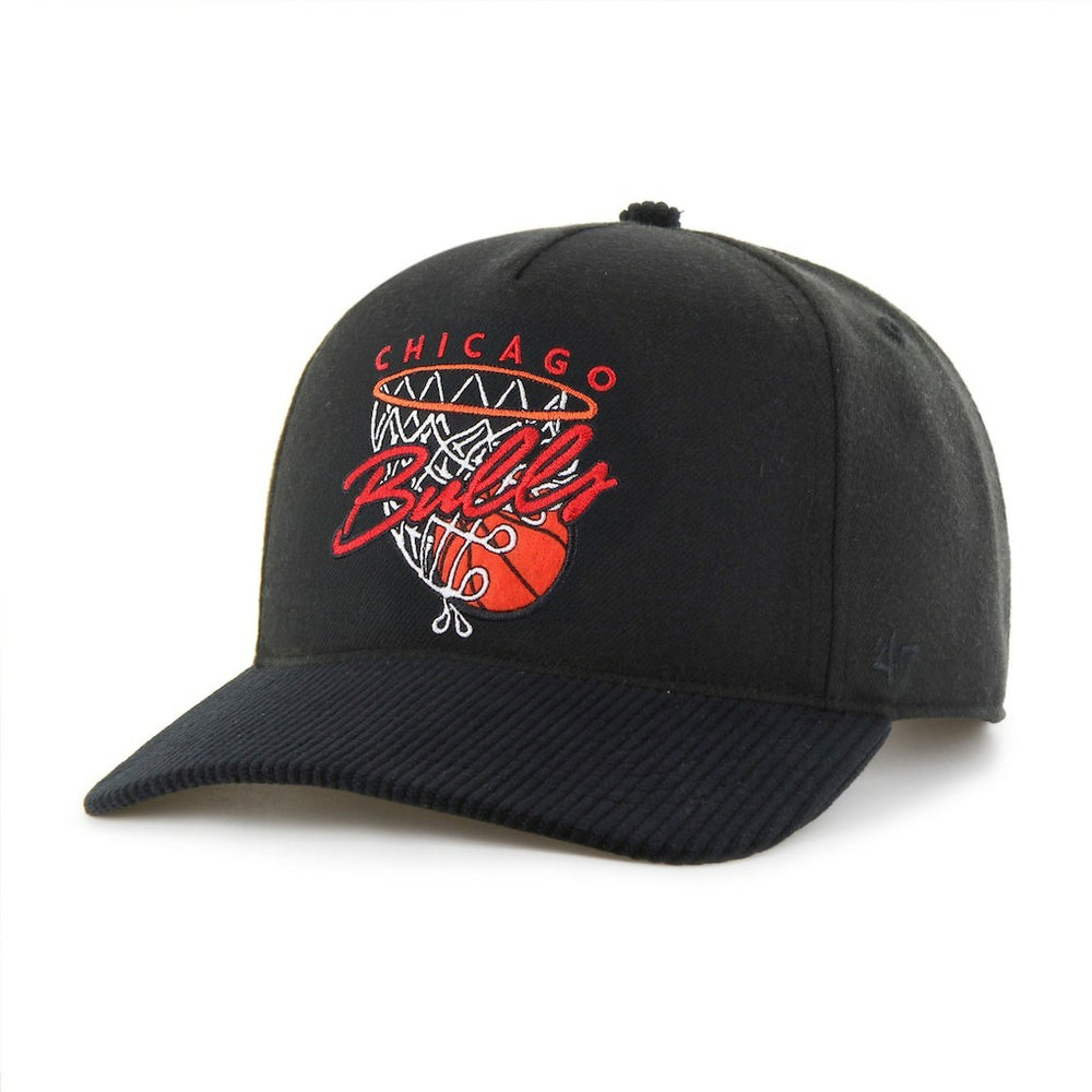 Chicago Bulls '47 Nothing But Net Hitch Adjustable Hat Black - 47 brand outlet