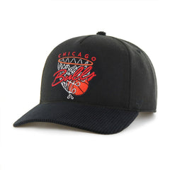 Chicago Bulls '47 Nothing But Net Hitch Adjustable Hat Black - 47 brand outlet
