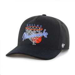 Dallas Mavericks '47 Nothing But Net Hitch Adjustable Hat Black - 47 brand