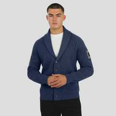 Dallas Cowboys J. Palmer The Playmaker Cardigan Raglan Sweater - Navy
