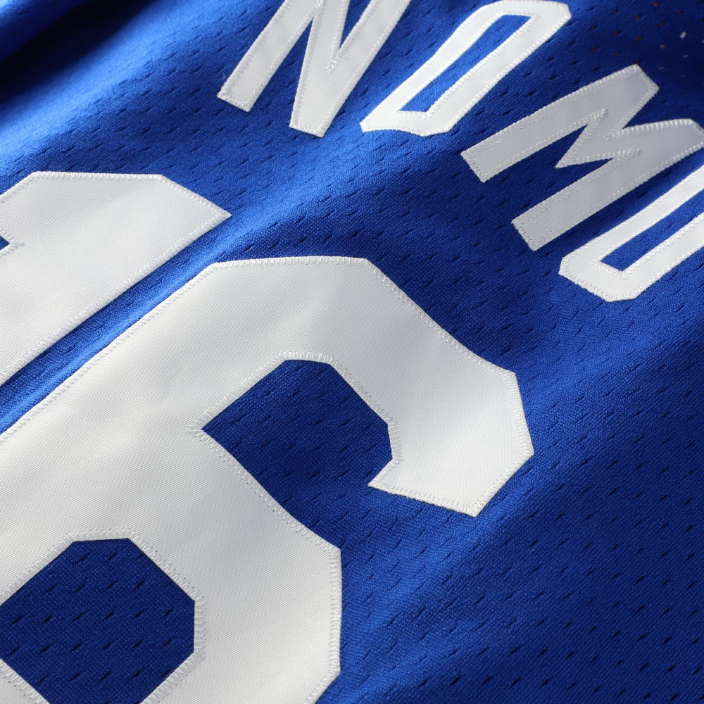 Hideo Nomo Los Angeles Dodgers Mitchell & Ness Cooperstown Collection Mesh Batting Practice Button-Up Jersey - Royal Jerseys