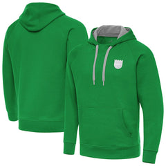 Sacramento Kings Antigua St. Patrick's Day Victory Raglan Pullover Hoodie Kelly Green