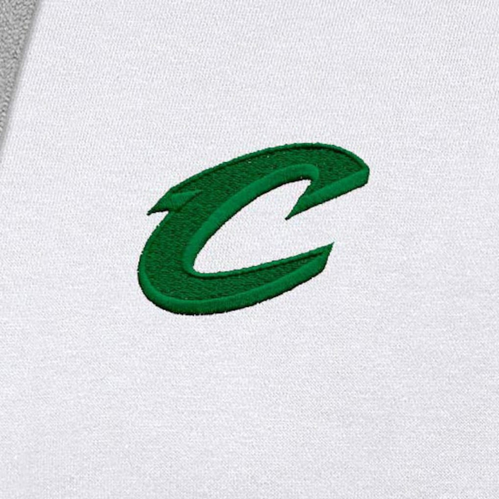 Cleveland Cavaliers Antigua St. Patrick's Day Victory Raglan Pullover Hoodie White