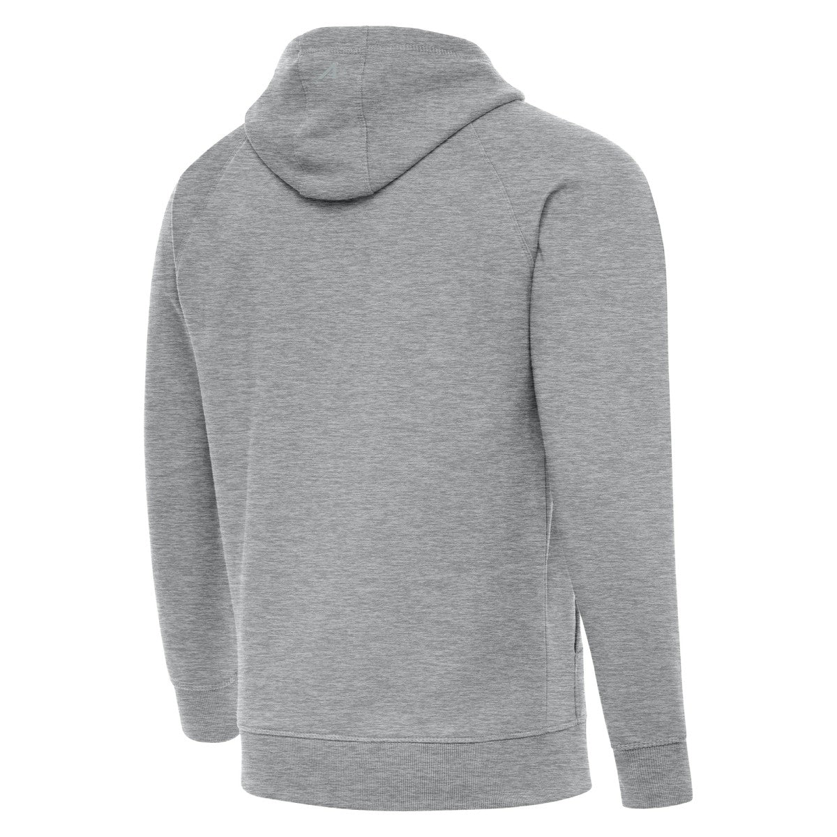 New York Knicks Antigua St. Patrick's Day Victory Raglan Pullover Hoodie Heather Gray