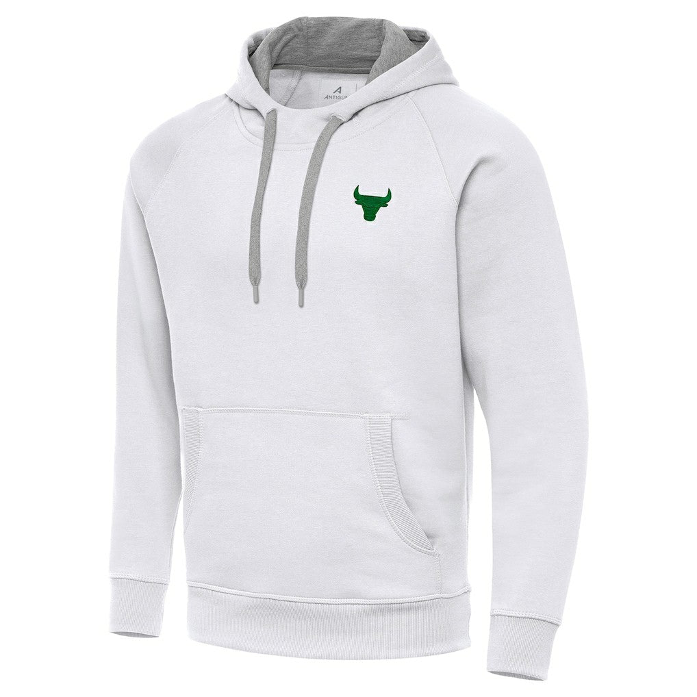Chicago Bulls Antigua St. Patrick's Day Victory Raglan Pullover Hoodie White outlet