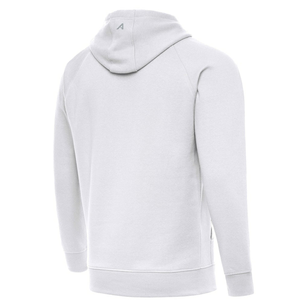 Denver Nuggets Antigua St. Patrick's Day Victory Raglan Pullover Hoodie White