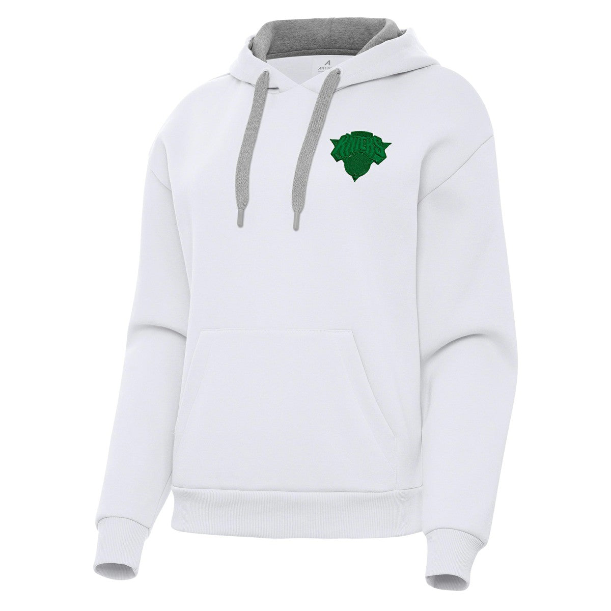 New York Knicks Antigua Women's St. Patrick's Day Victory Pullover Hoodie White outlet