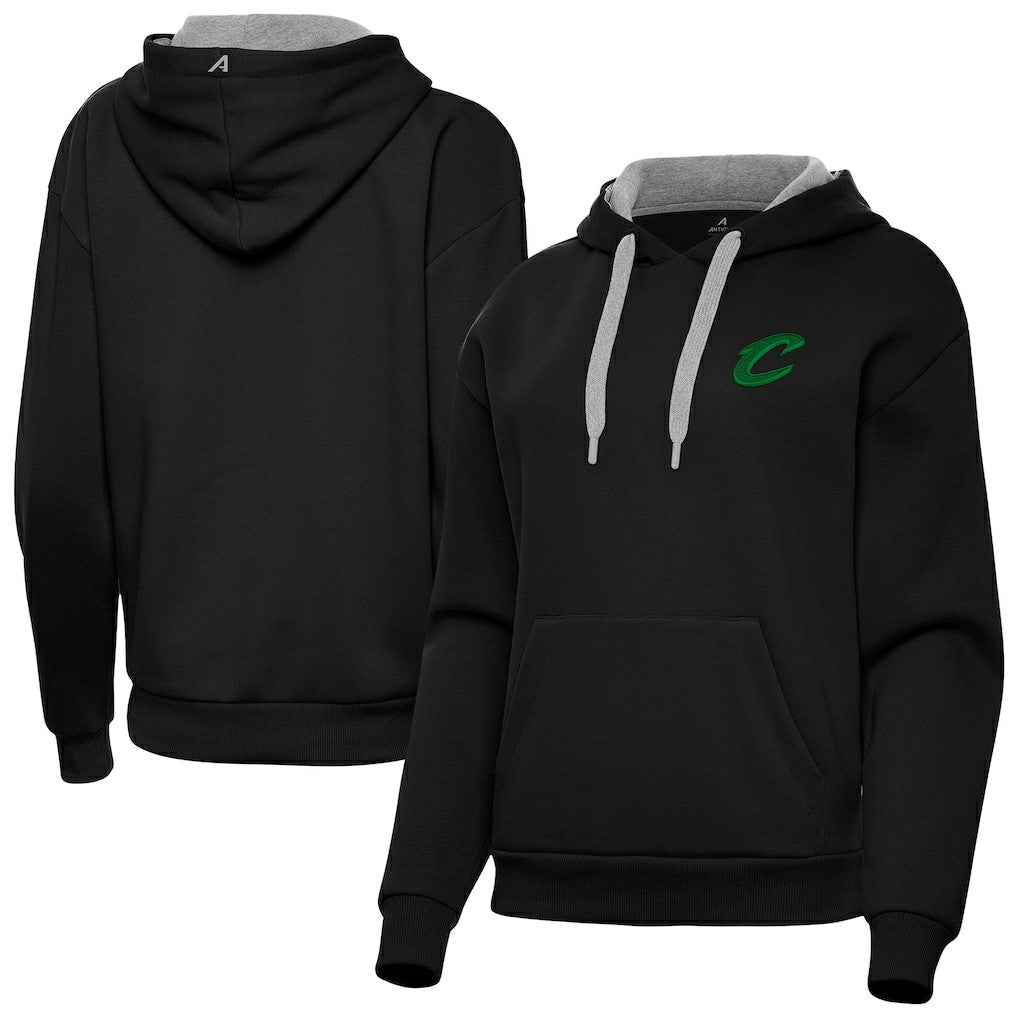 Cleveland Cavaliers Antigua Women's St. Patrick's Day Victory Pullover Hoodie Black outlet