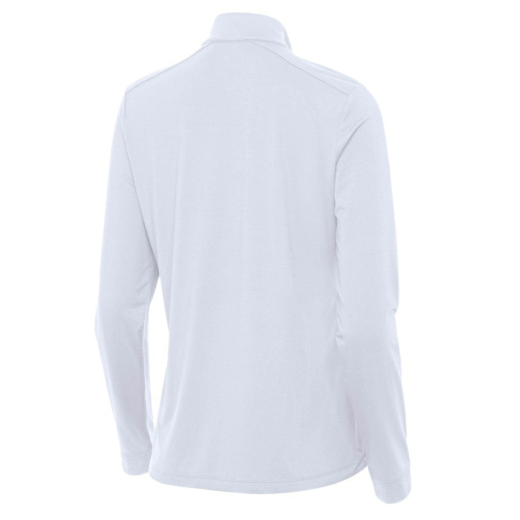 Boston Celtics Antigua Women's St. Patrick's Day Intent Quarter-Zip Top White outlet